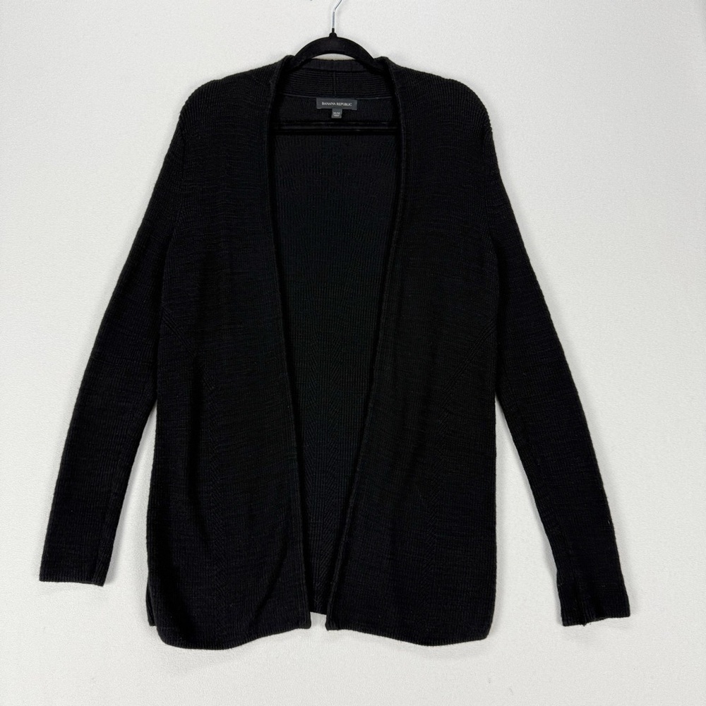 Banana Republic Open Front Cardigan Merino Wool Blend